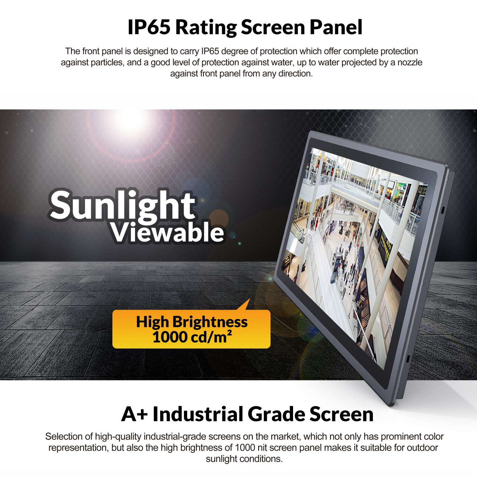 Custom IP65 Waterproof Fanless - Touchscreen Glove Capacitive บทวิจารณ์และราคา