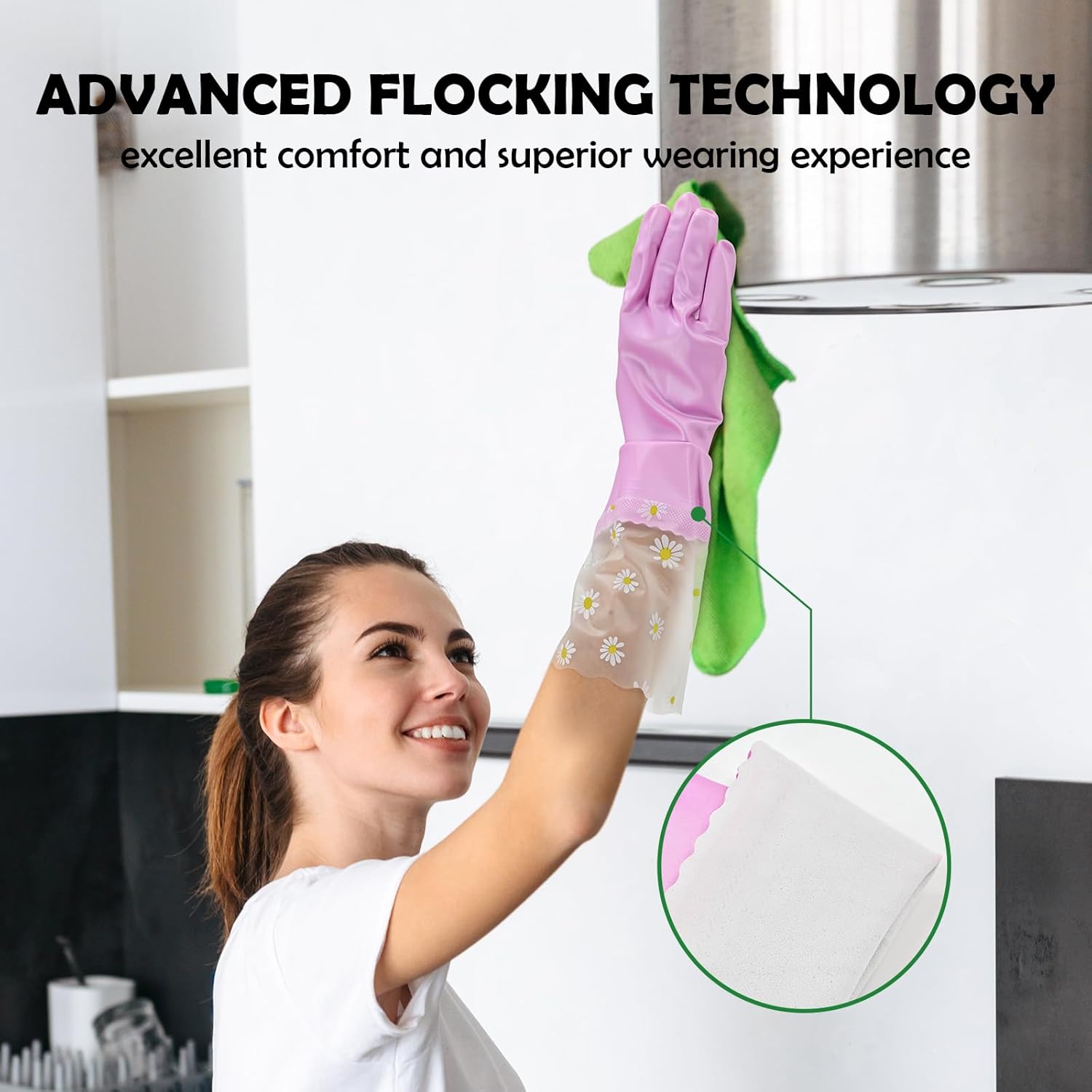 Reusable Rubber Cleaning Glove - Rubber Glove Cleaning บทวิจารณ์และราคา