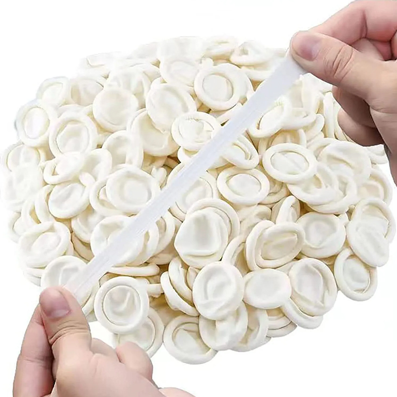 100PCS Disposable Finger Cover - Latex Disposable Glove บทวิจารณ์และราคา