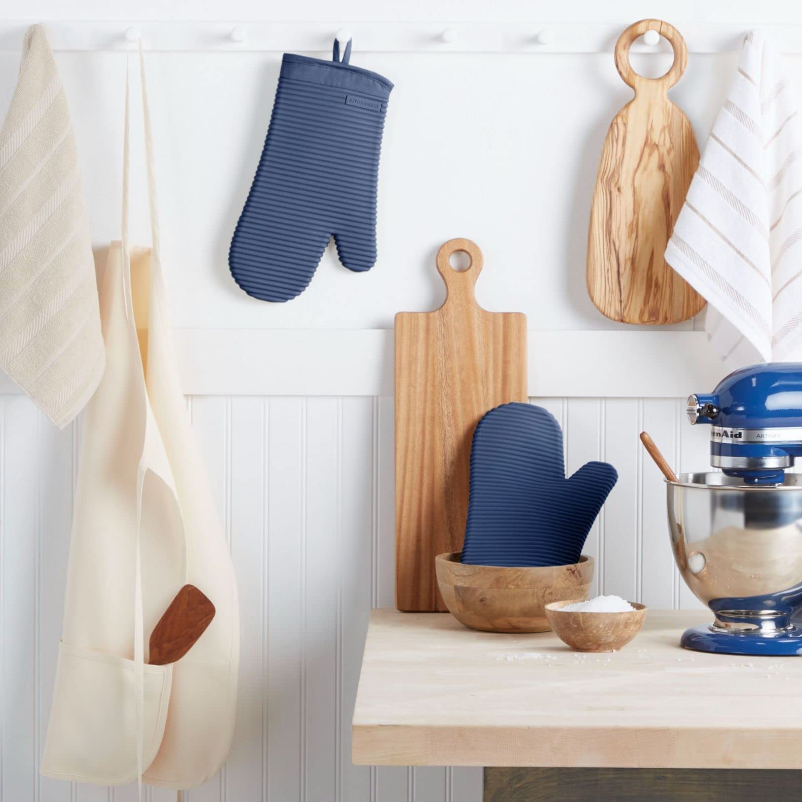 Ribbed Soft Silicone Oven Mitt - Oven Mitt Silicone บทวิจารณ์และราคา