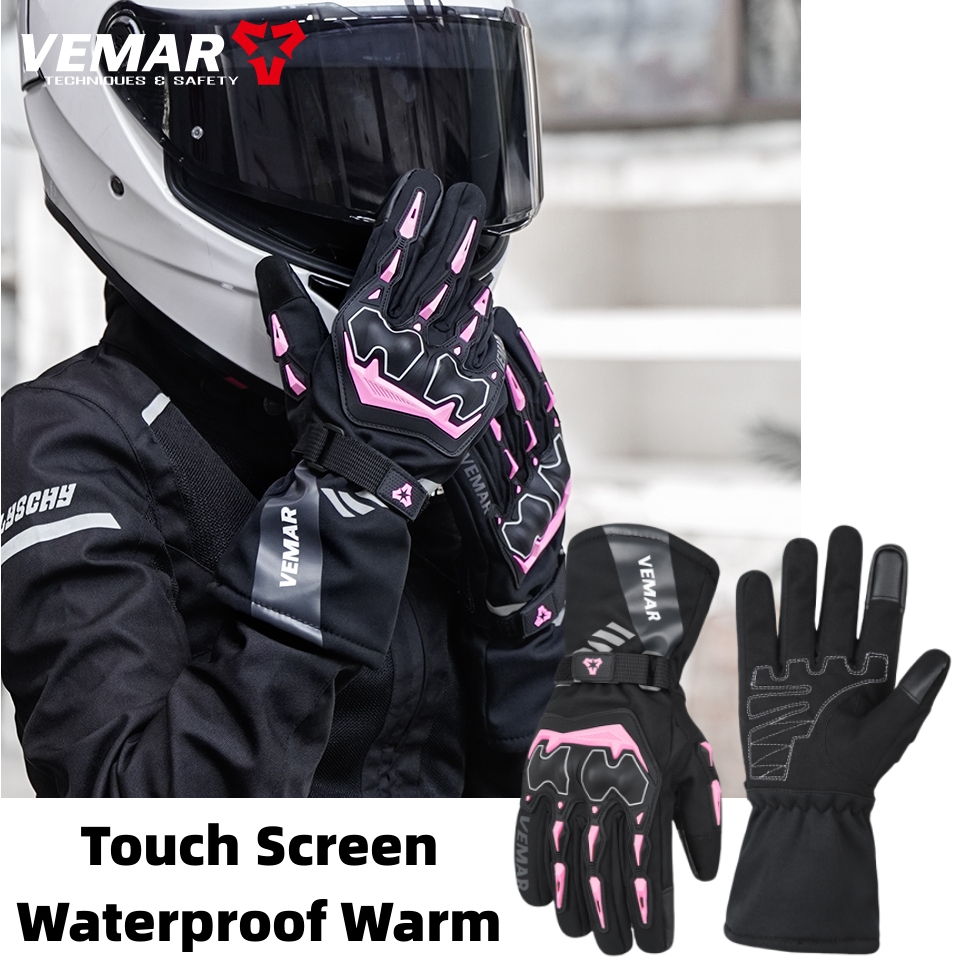 VE-01 Waterproof Winter Motorc - Winter Glove Insulated บทวิจารณ์และราคา