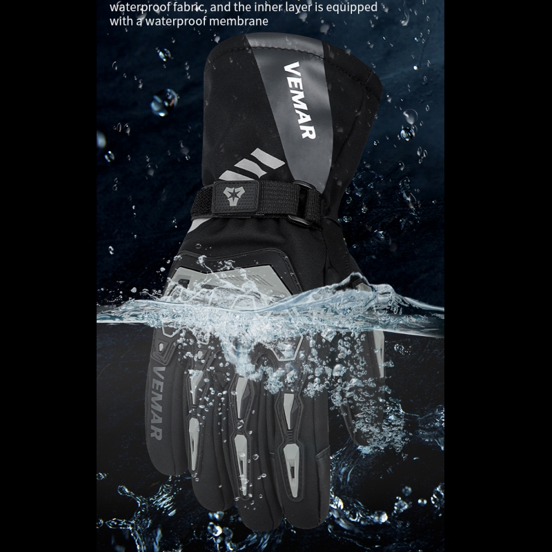 VE-01 Waterproof Winter Motorc - Winter Glove Insulated บทวิจารณ์และราคา