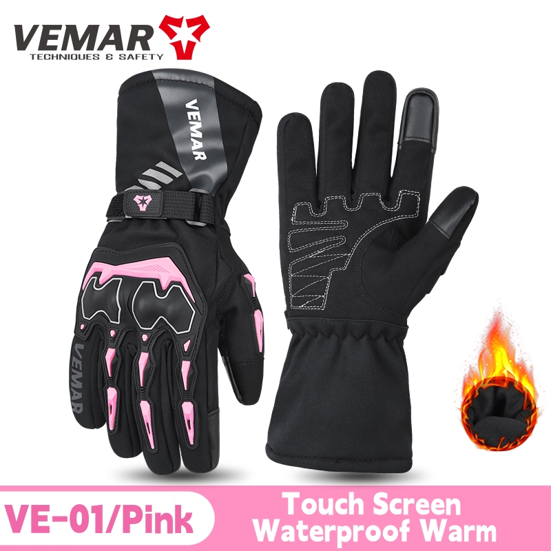 VE-01 Waterproof Winter Motorc - Winter Glove Insulated บทวิจารณ์และราคา