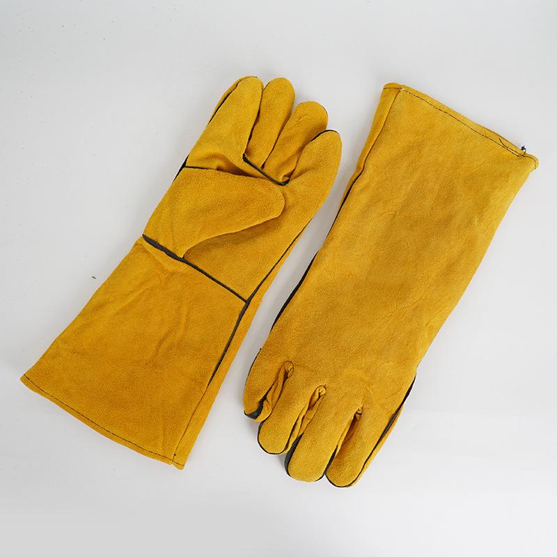 1 Pair 40Cm Welding Leather Gl - Cut Resistant Glove บทวิจารณ์และราคา