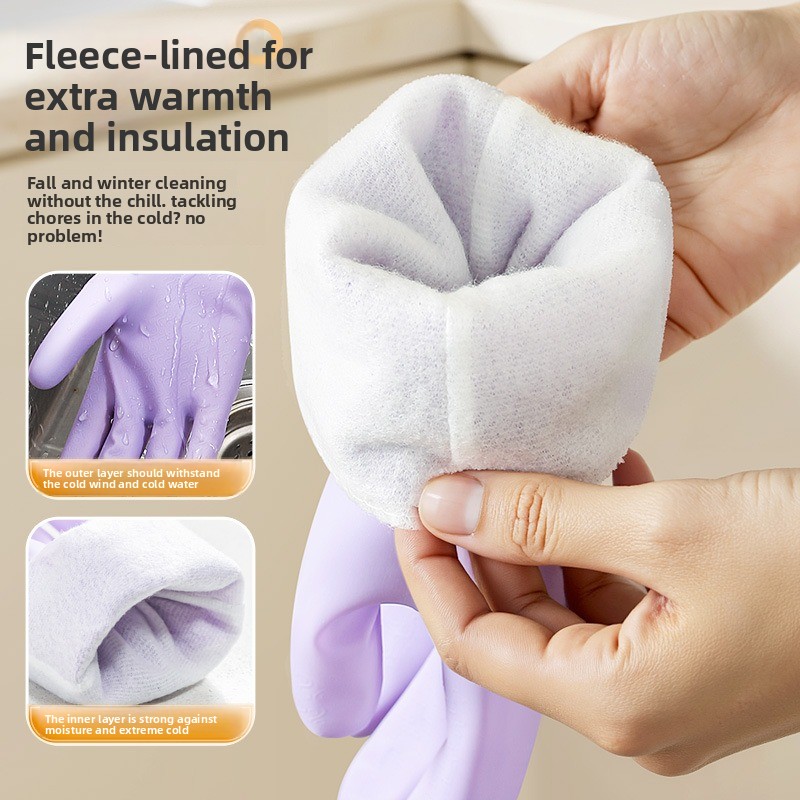 Winter Warm Waterproof Dishwas - Dish Glove Rubber บทวิจารณ์และราคา