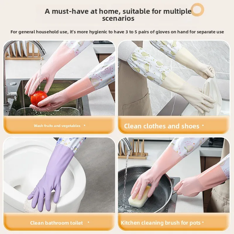 Winter Warm Waterproof Dishwas - Dish Glove Rubber บทวิจารณ์และราคา