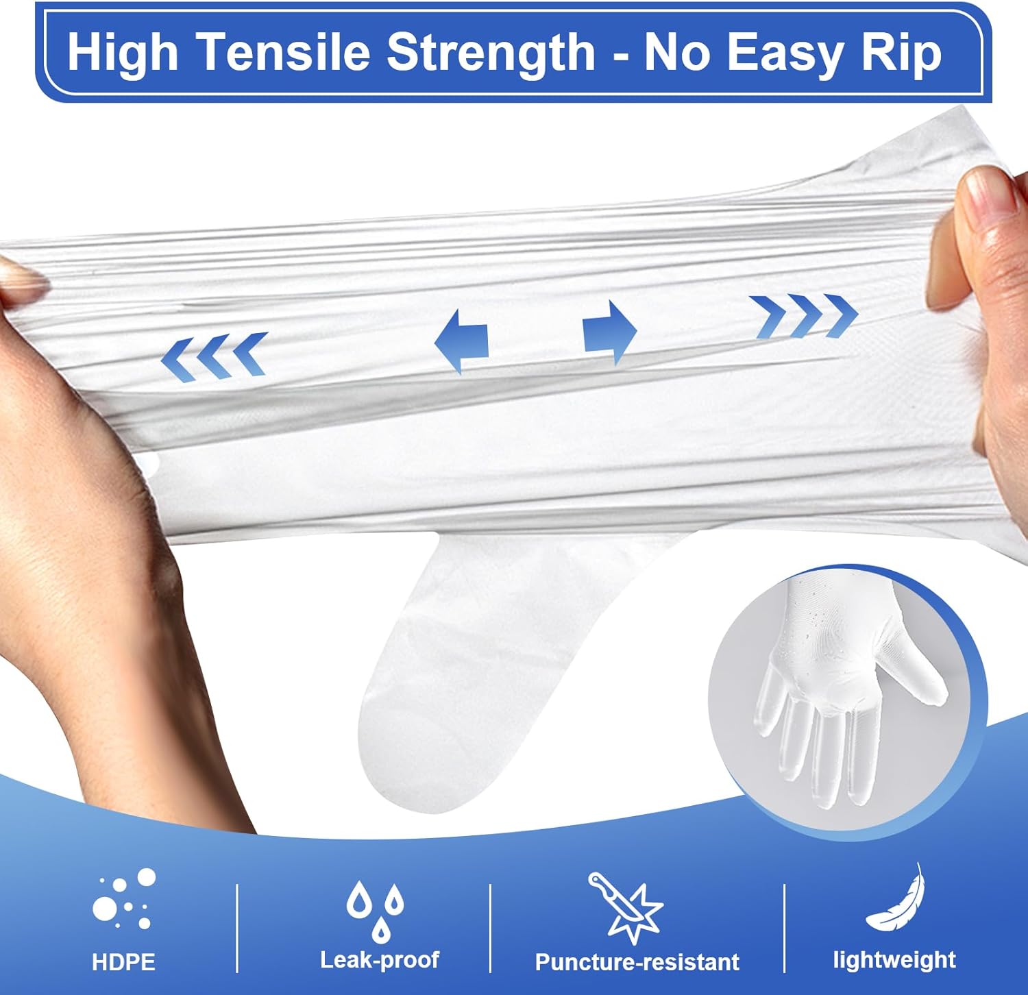 500 Pcs Disposable Food Prep G - Latex Disposable Glove บทวิจารณ์และราคา