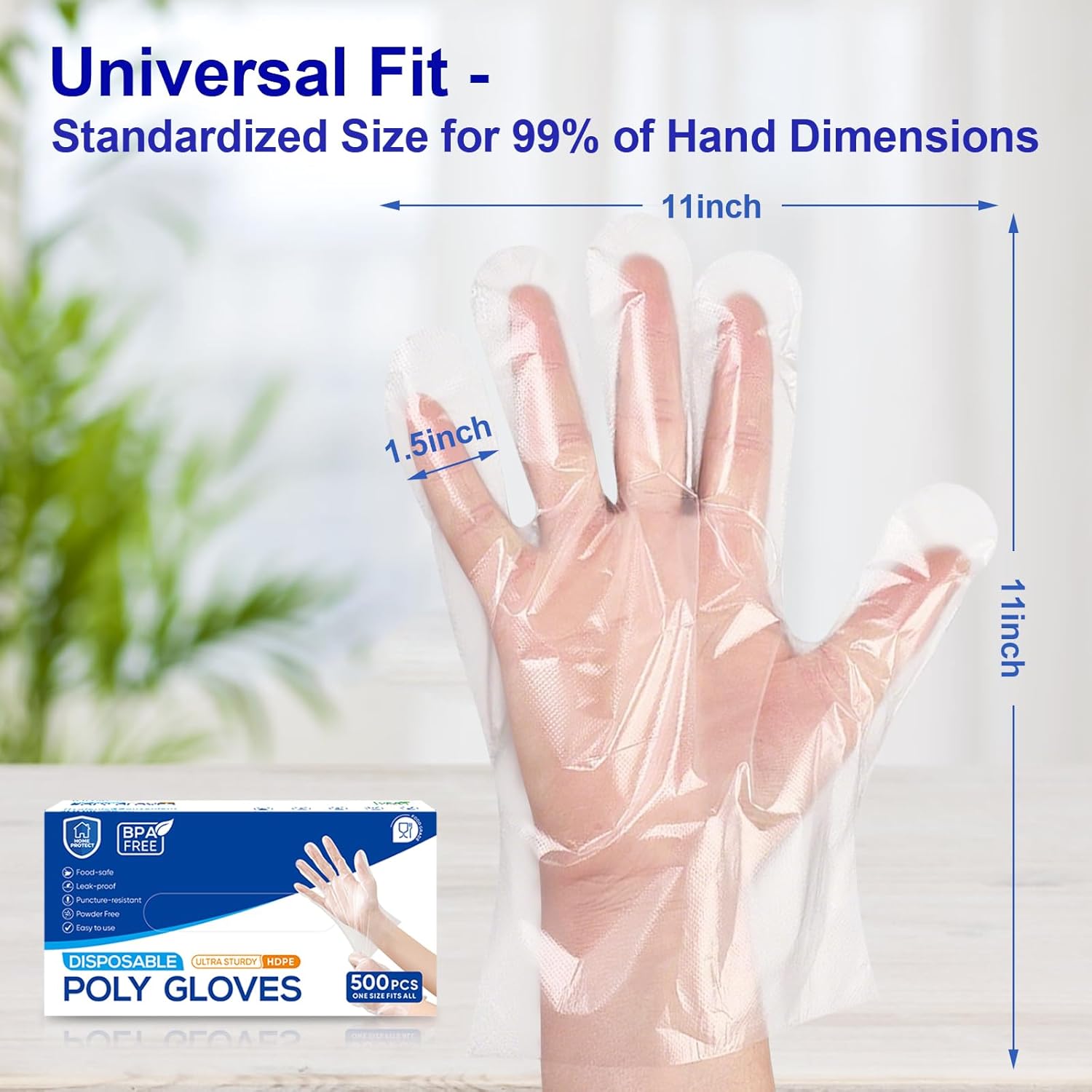 500 Pcs Disposable Food Prep G - Latex Disposable Glove บทวิจารณ์และราคา