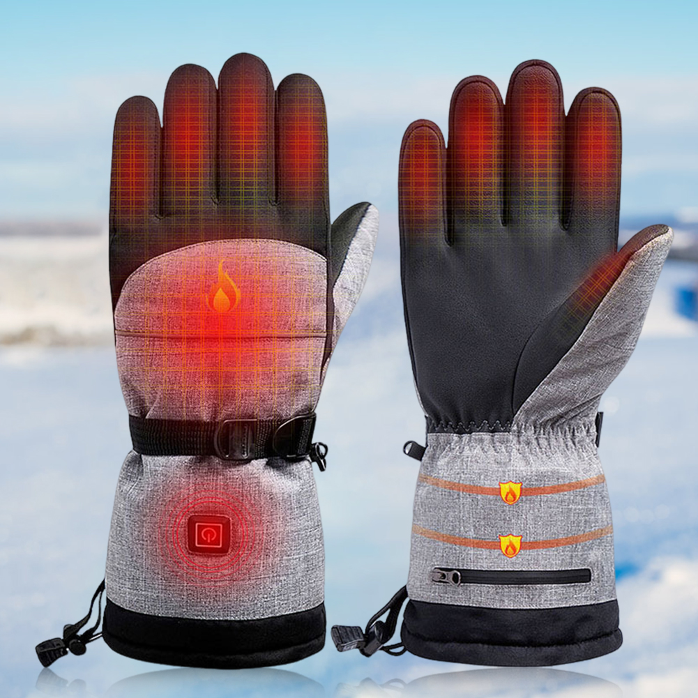 Electric Heated Gloves Men Wom - Ski Glove Waterproof บทวิจารณ์และราคา