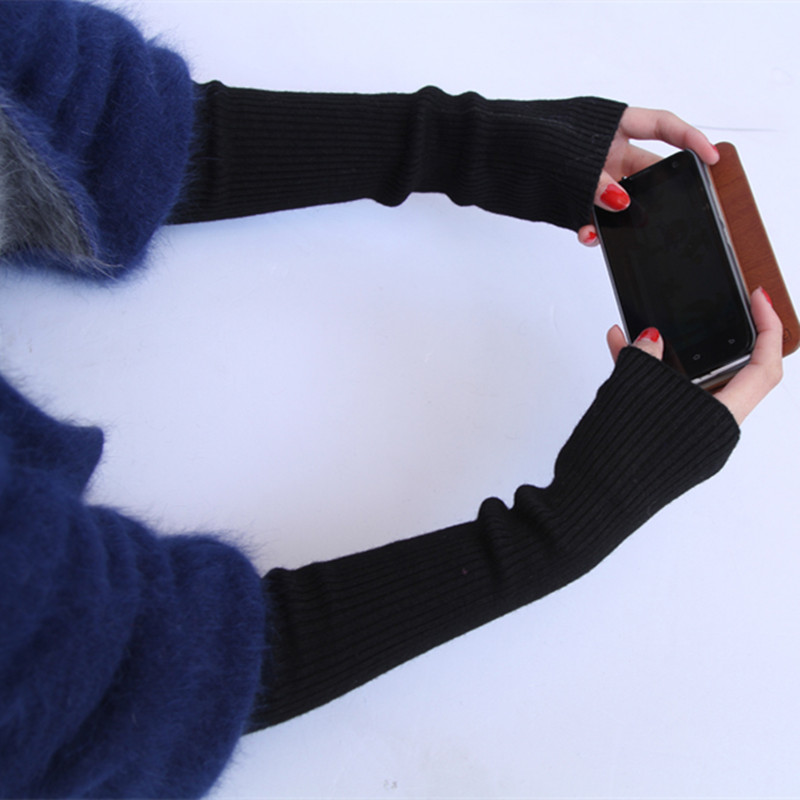 Wholesale Autumn Winter 50cm W - Fingerless Glove Knit บทวิจารณ์และราคา