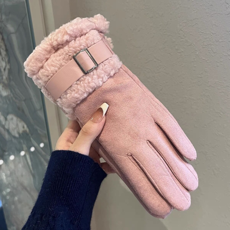Women's Winter Gloves Thickene - Wool Glove Lined บทวิจารณ์และราคา