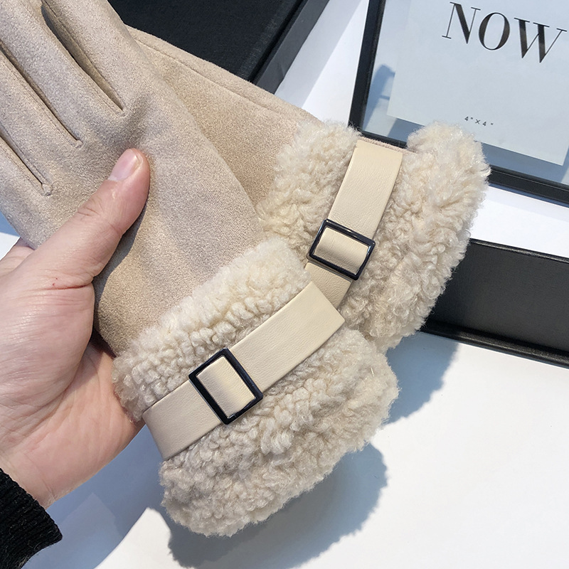 Women's Winter Gloves Thickene - Wool Glove Lined บทวิจารณ์และราคา