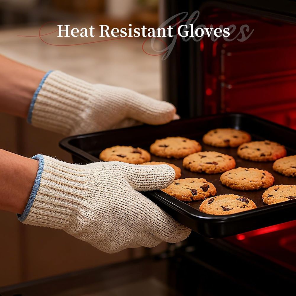 Heat-Resistant BBQ Gloves - Fu - Heat Resistant Glove บทวิจารณ์และราคา