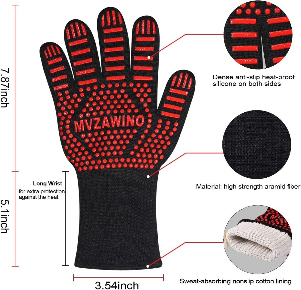 1472°F Extreme Heat Resistant  - Heat Resistant Glove บทวิจารณ์และราคา