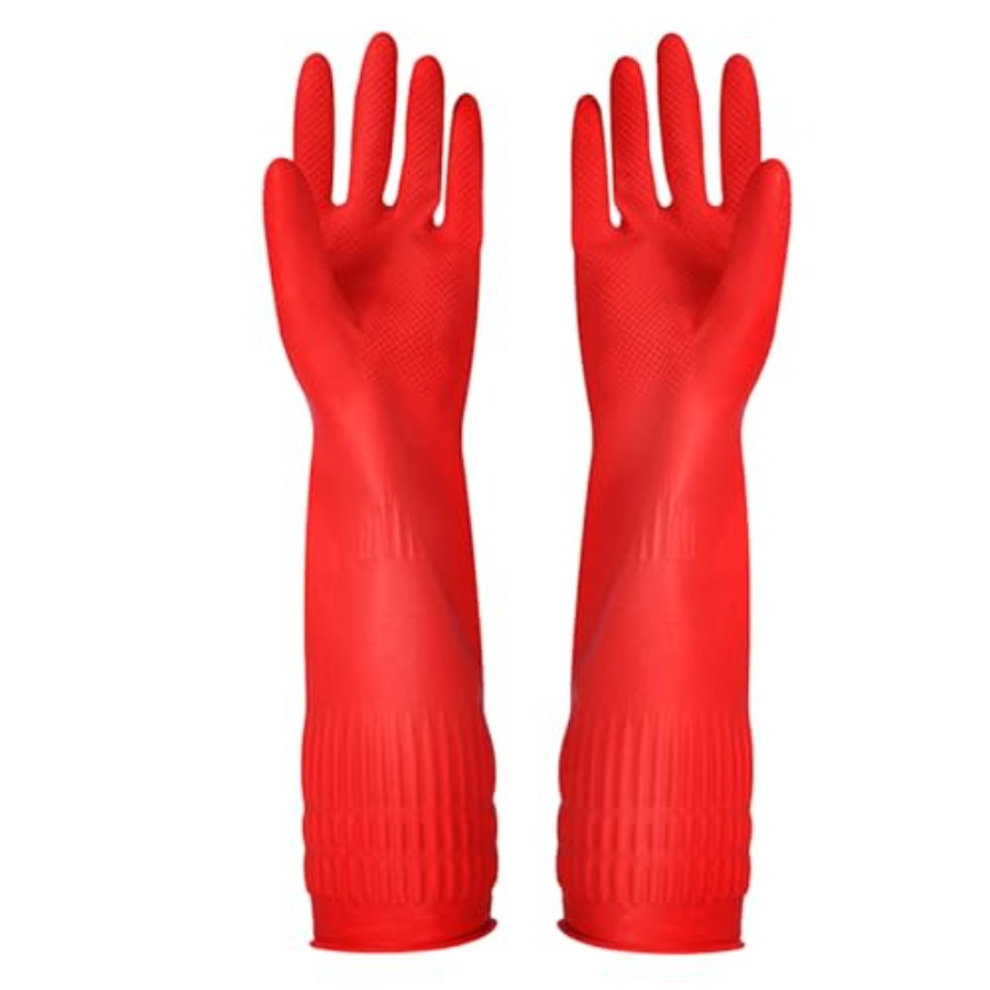 Rubber Cleaning Gloves Kitchen - Rubber Glove Cleaning บทวิจารณ์และราคา