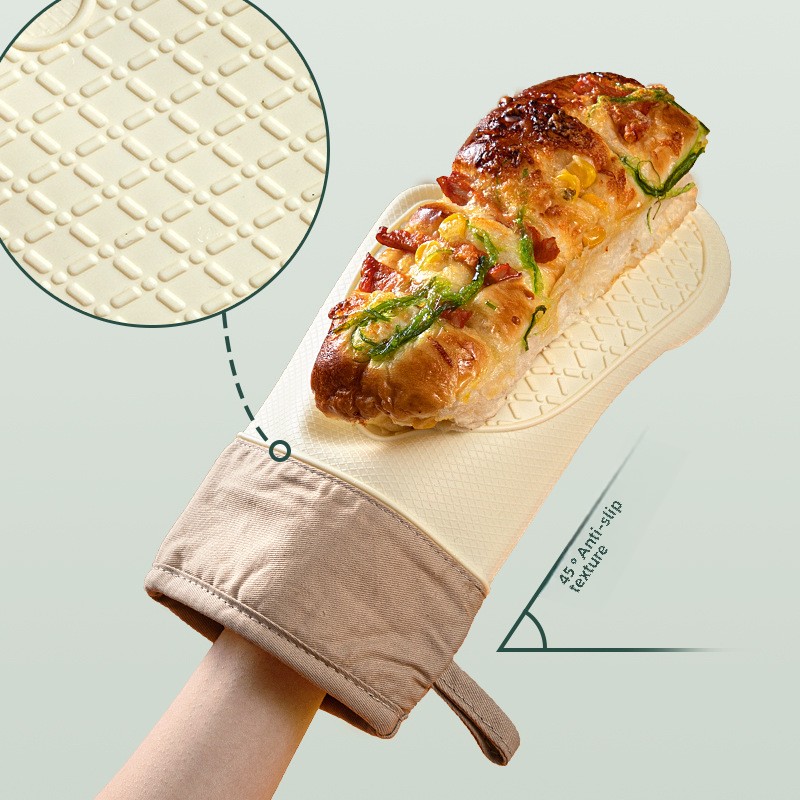 Heavy Duty Silicone Heat Resis - Oven Mitt Silicone บทวิจารณ์และราคา
