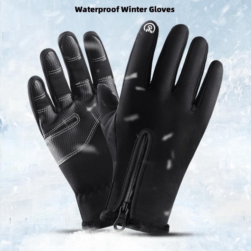 Winter Warm Gloves Men Women T - Leather Driving Glove บทวิจารณ์และราคา