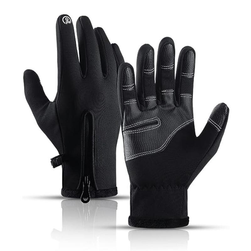 Winter Warm Gloves Men Women T - Leather Driving Glove บทวิจารณ์และราคา