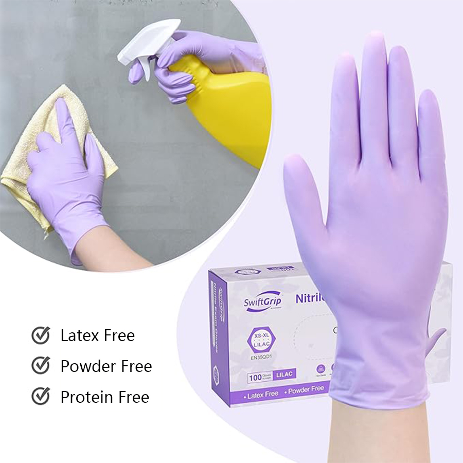 20-300pcs Nitrile Exam Gloves  - Exam Glove Nitrile บทวิจารณ์และราคา
