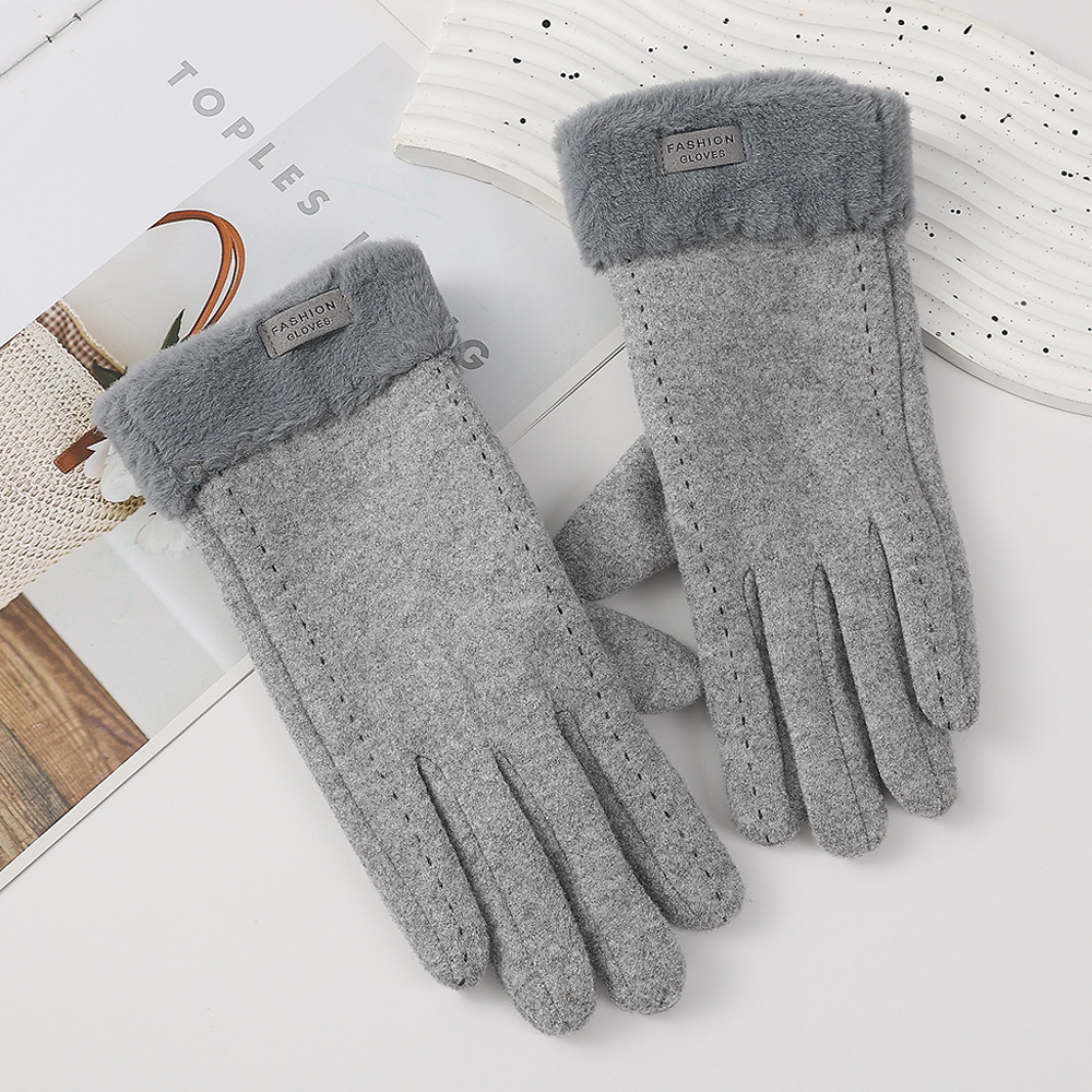 Women Winter Gloves Flip Top F - Wool Glove Lined บทวิจารณ์และราคา