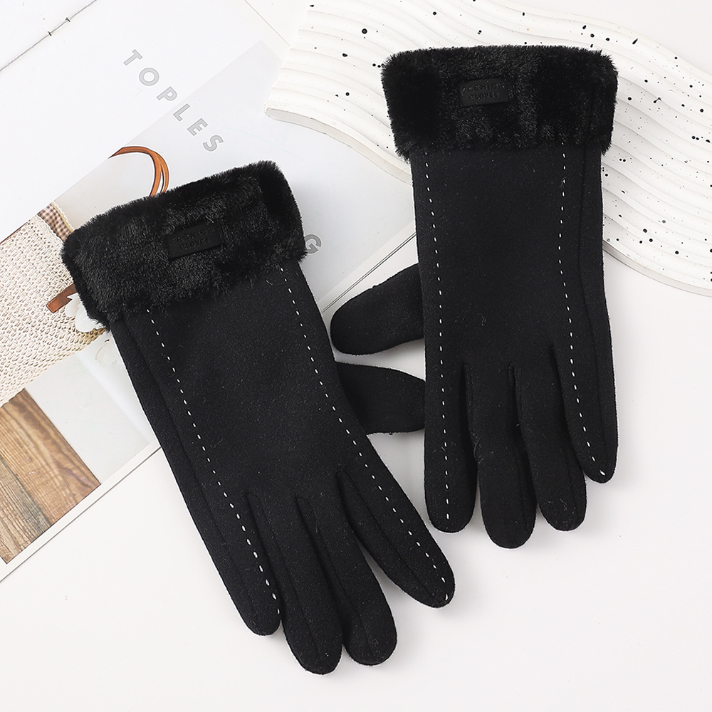 Women Winter Gloves Flip Top F - Wool Glove Lined บทวิจารณ์และราคา