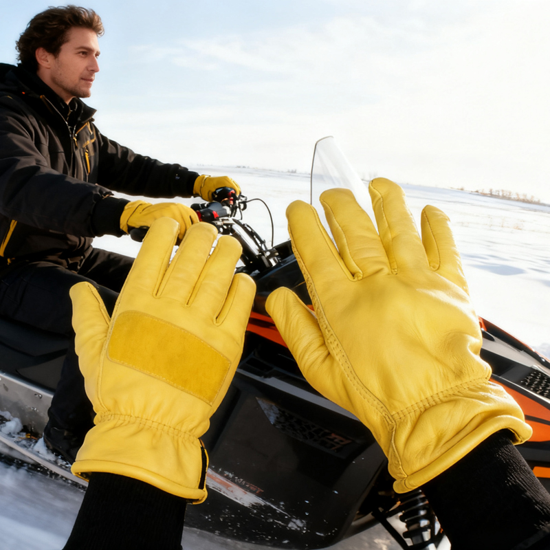 Mens Motorcycle Winter Gloves  - Winter Glove Insulated บทวิจารณ์และราคา