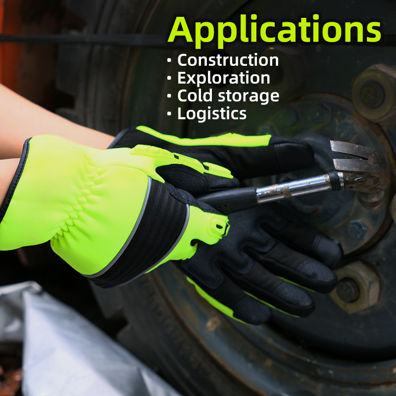 5mm TPR Impact Resistant, Cold - Work Glove Impact บทวิจารณ์และราคา
