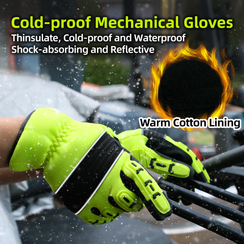 5mm TPR Impact Resistant, Cold - Work Glove Impact บทวิจารณ์และราคา