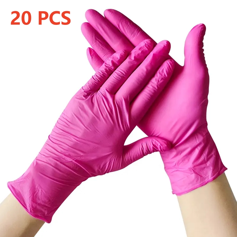 Fuchsia Nitrile Disposable Glo - Latex Disposable Glove บทวิจารณ์และราคา