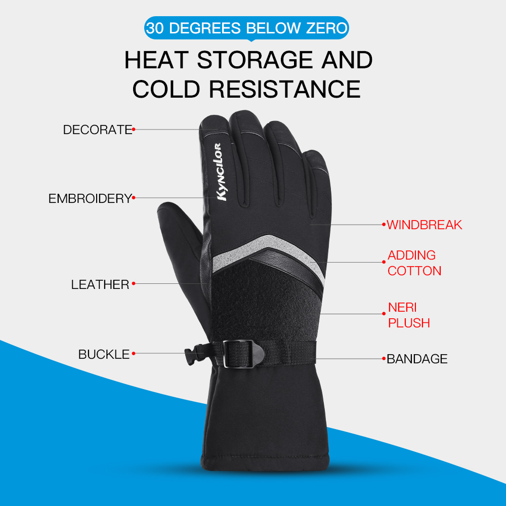 Winter Outdoor Cycling Ski Mou - Ski Glove Waterproof บทวิจารณ์และราคา