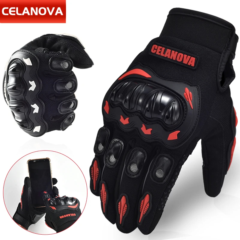 New Men Bicycle Motorcycle Glo - Motorcycle Glove Knuckle บทวิจารณ์และราคา