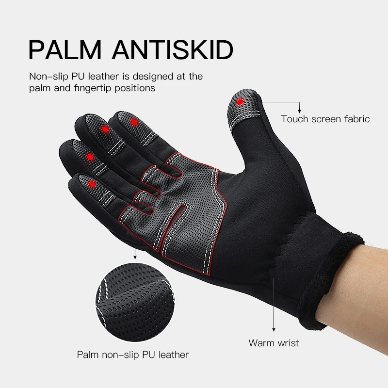 Kyncilor Motorcycle Gloves Win - Ski Glove Waterproof บทวิจารณ์และราคา