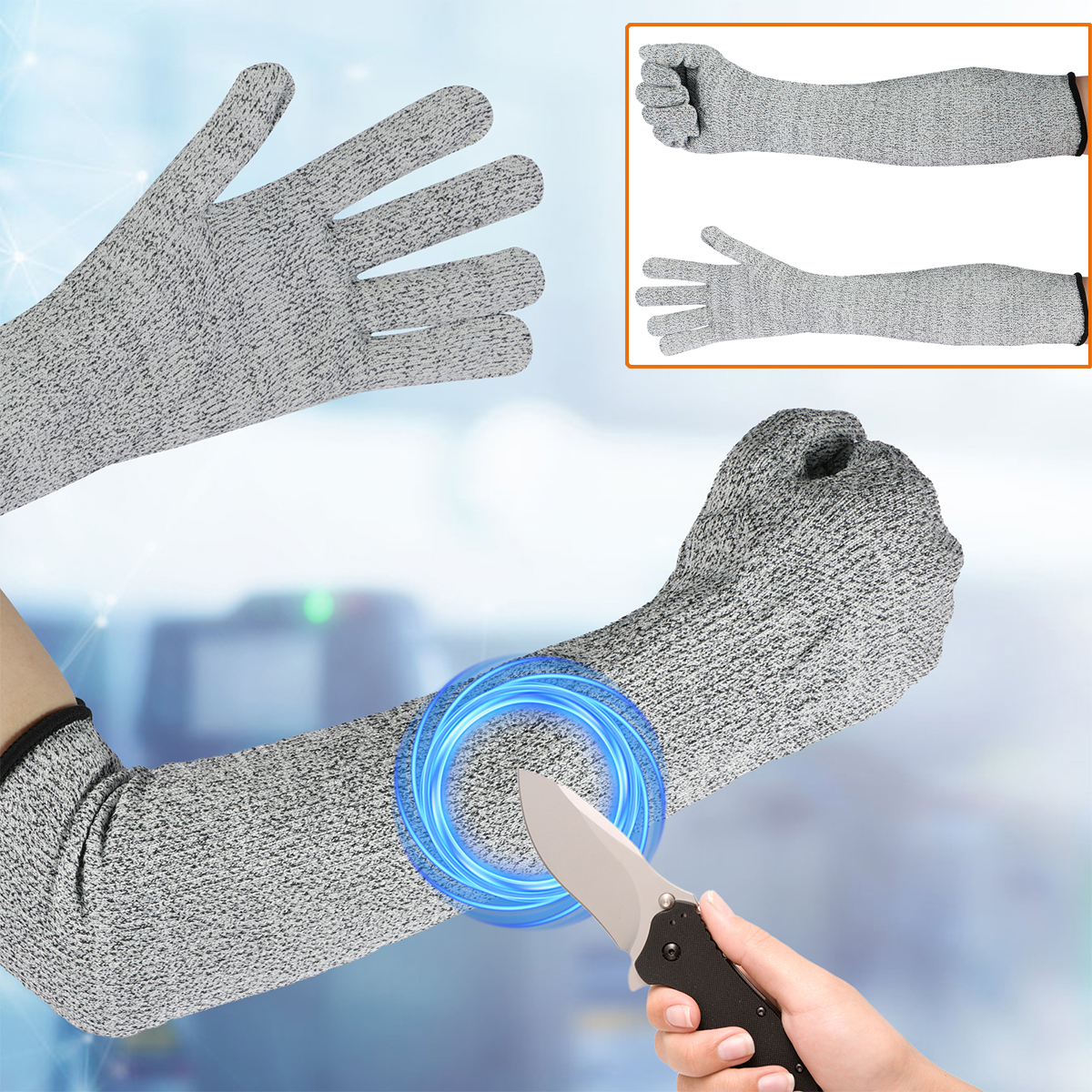 Breathable HPPE Cut Resistant  - Cut Resistant Glove บทวิจารณ์และราคา