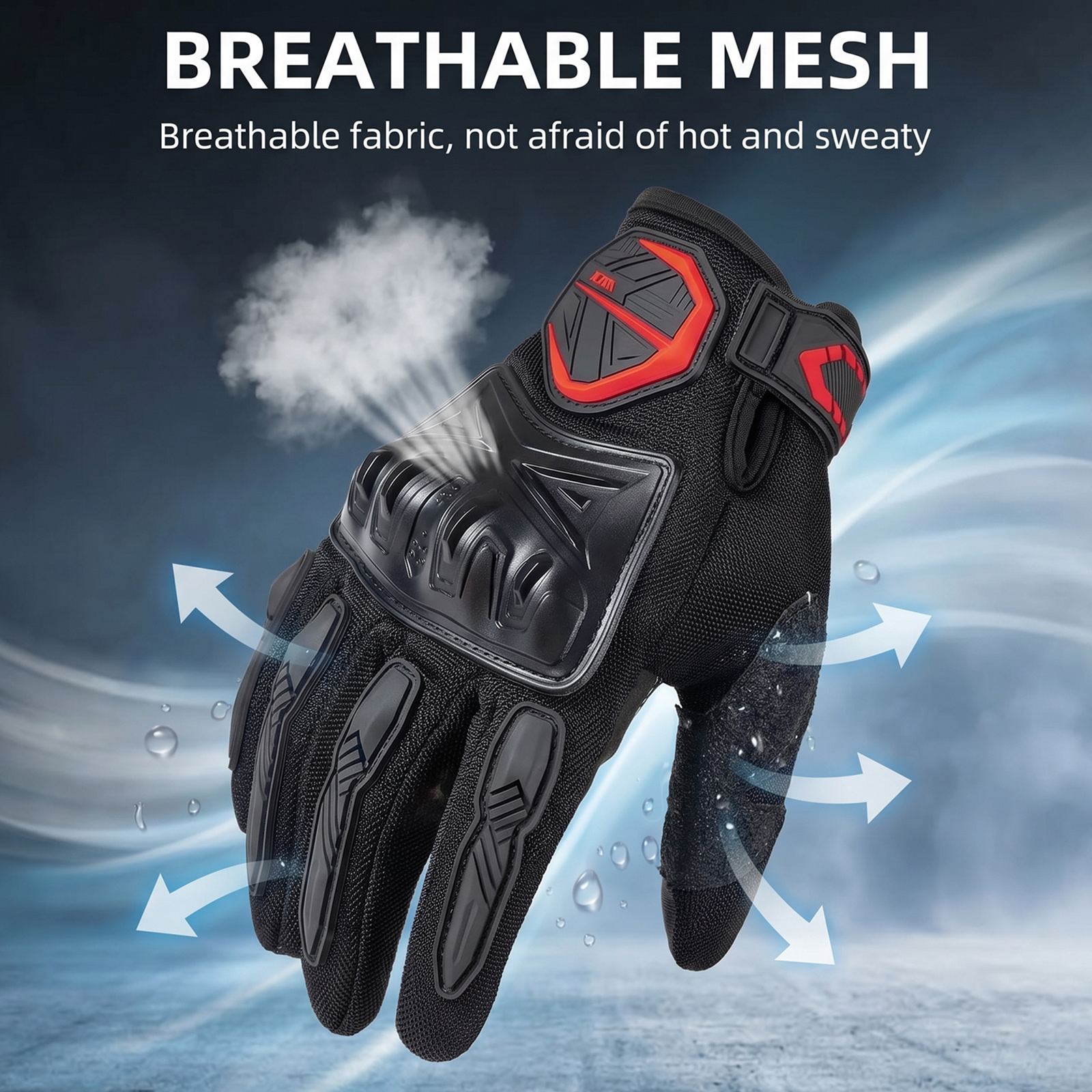 Summer Motorcycle Gloves Men W - Cycling Glove Padded บทวิจารณ์และราคา