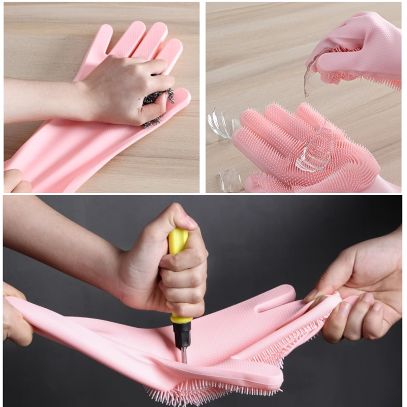 Dishwashing Cleaning Gloves Ma - Dish Glove Rubber บทวิจารณ์และราคา