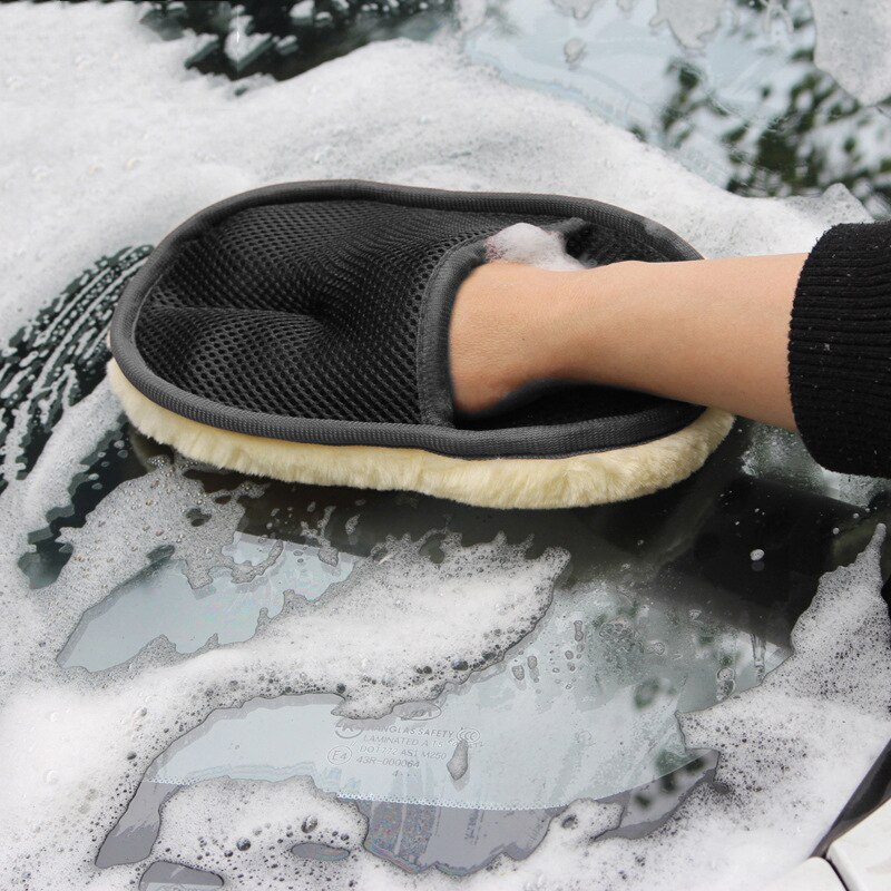 Car Wash Wool Gloves Thickened - Wool Glove Lined บทวิจารณ์และราคา