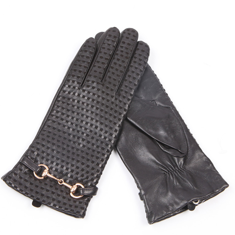 Autumn Winter Real Leather Glo - Wool Glove Lined บทวิจารณ์และราคา