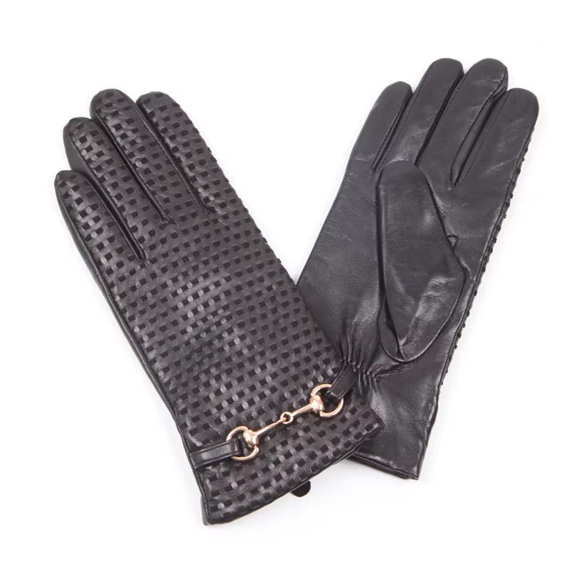 Autumn Winter Real Leather Glo - Wool Glove Lined บทวิจารณ์และราคา