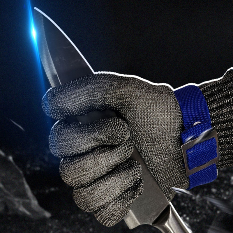 Anti-cut Mesh Metal Glove Safe - Cut Resistant Glove บทวิจารณ์และราคา