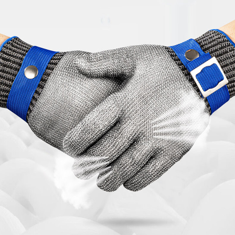 Anti-cut Mesh Metal Glove Safe - Cut Resistant Glove บทวิจารณ์และราคา