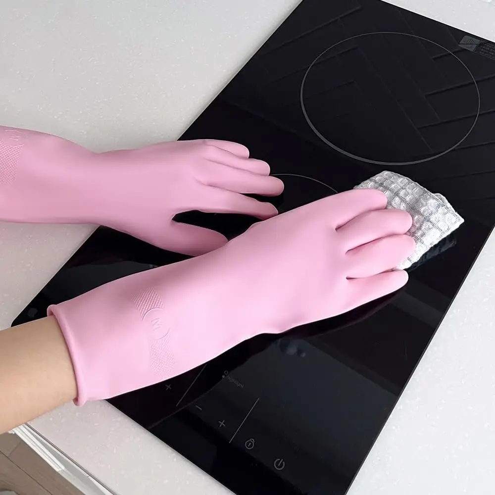 3 Pairs Cream-Coating Rubber G - Rubber Glove Cleaning บทวิจารณ์และราคา