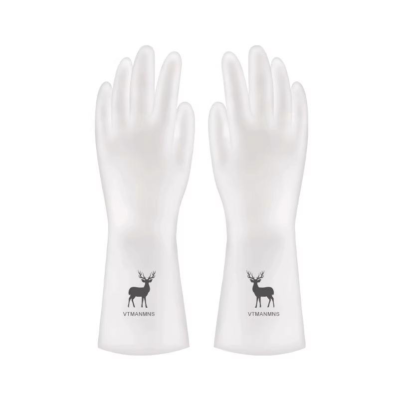 Waterproof Housework Cleaning  - Dish Glove Rubber บทวิจารณ์และราคา