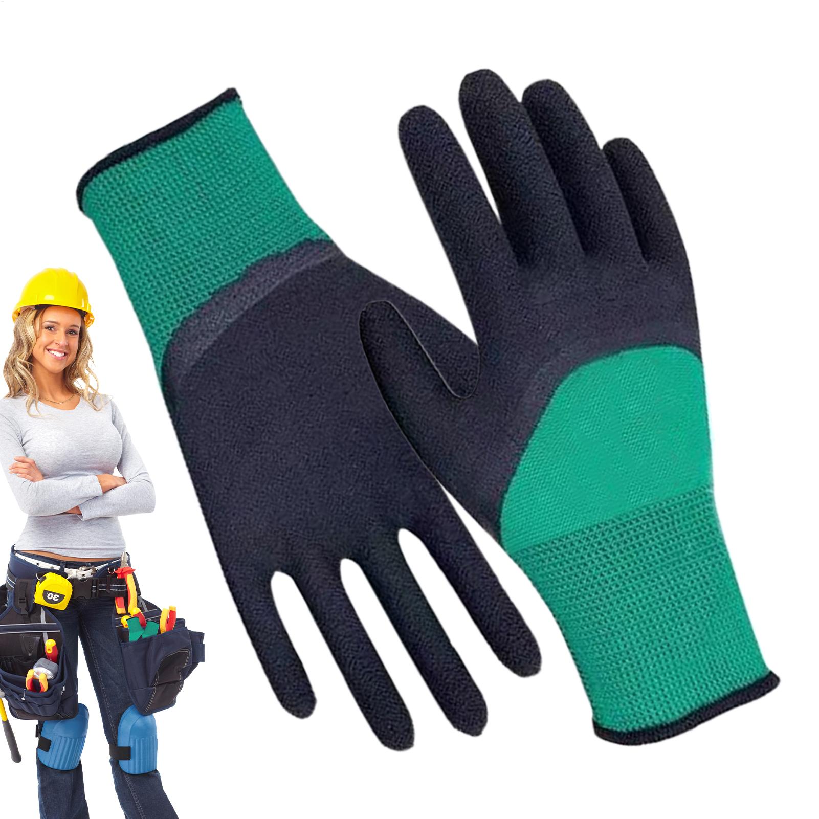1 pair Womens Gardening Gloves - Gardening Glove Waterproof บทวิจารณ์และราคา