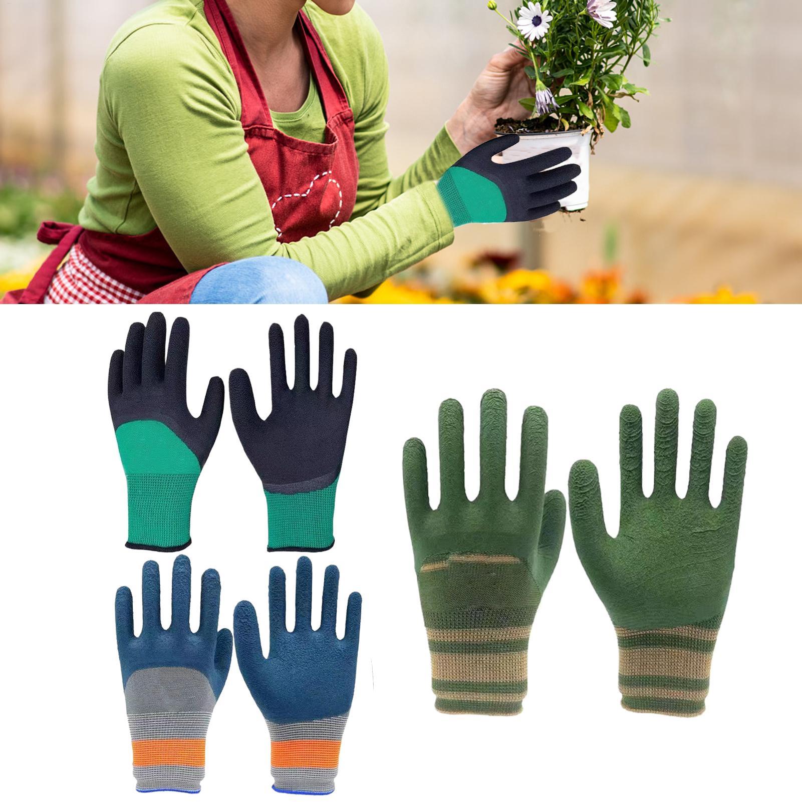 1 pair Womens Gardening Gloves - Gardening Glove Waterproof บทวิจารณ์และราคา