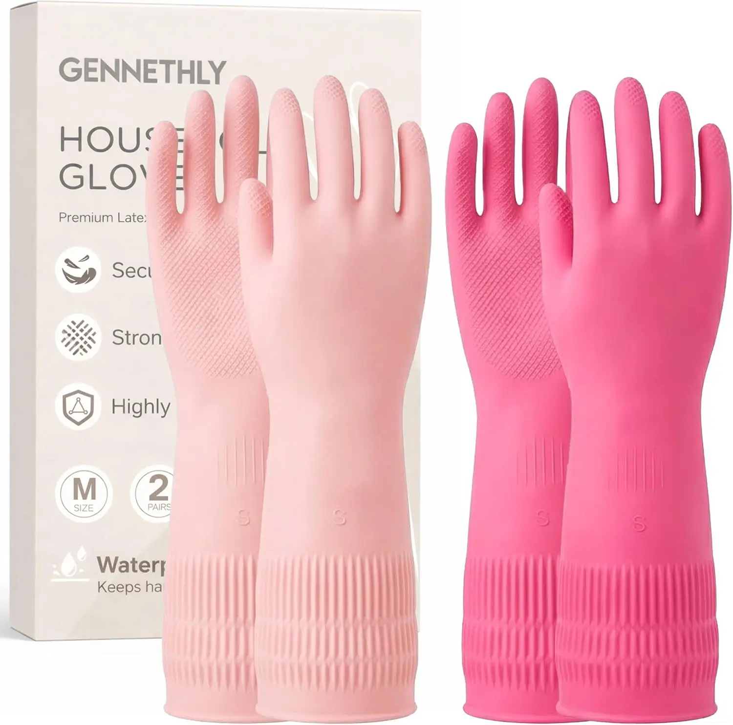Reusable Rubber Dishwashing Gl - Rubber Glove Cleaning บทวิจารณ์และราคา