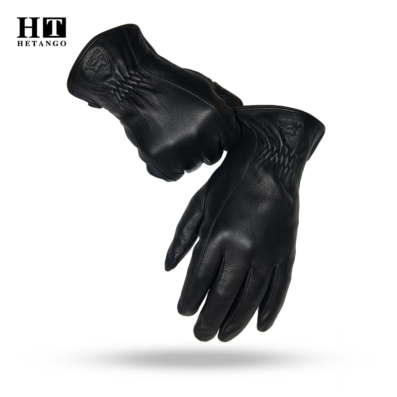  Winter Men's Black Buckskin  - Wool Glove Lined บทวิจารณ์และราคา