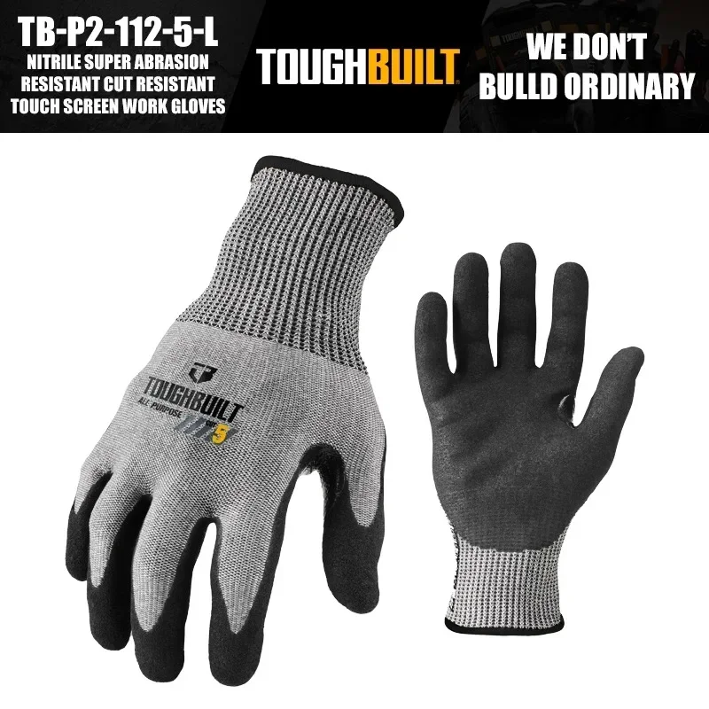 ToughBuilt TB-P2-112-5-L Nitri - Cut Resistant Glove บทวิจารณ์และราคา