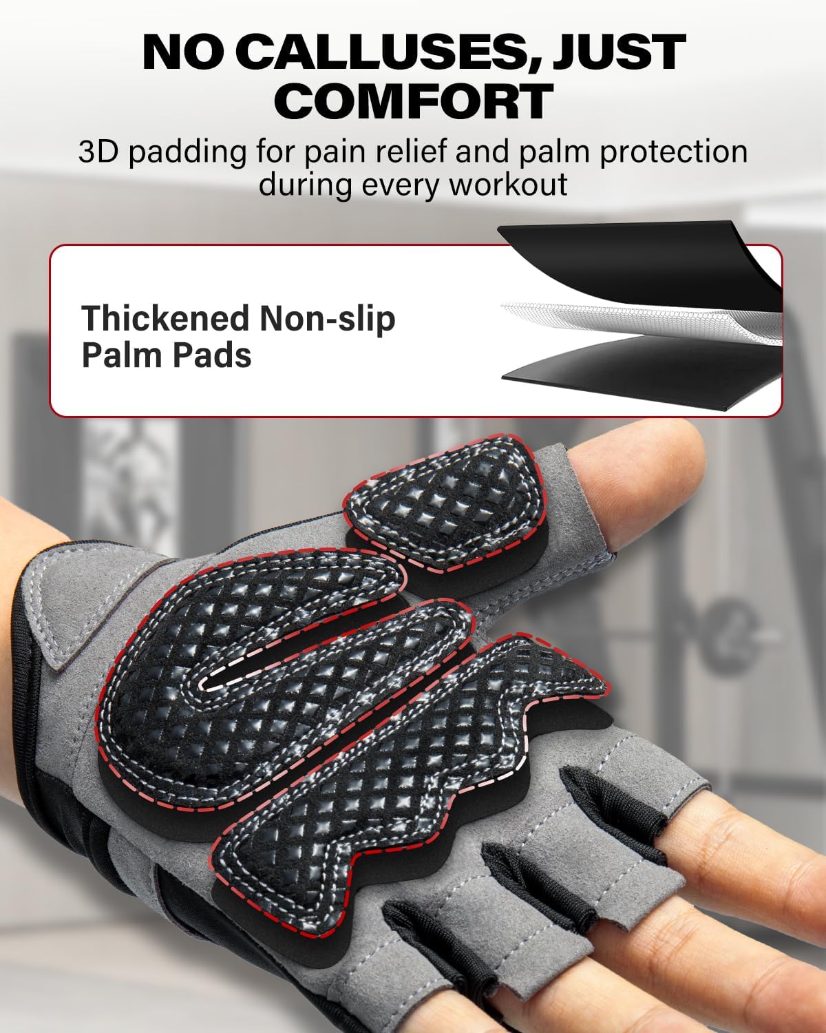 Workout Gloves for Men and Wom - Workout Glove Gym บทวิจารณ์และราคา