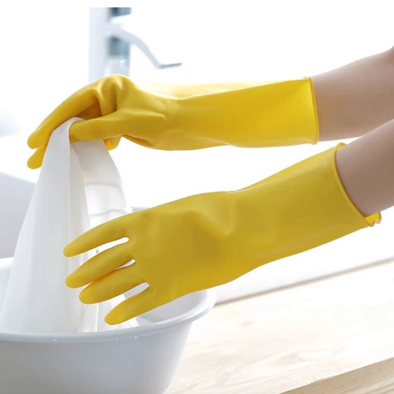 1/3/5/10PCS Rubber Gloves Wash - Dish Glove Rubber บทวิจารณ์และราคา