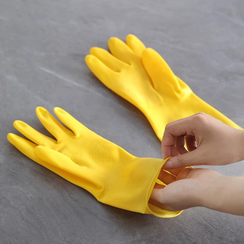1/3/5/10PCS Rubber Gloves Wash - Dish Glove Rubber บทวิจารณ์และราคา